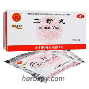 Ermiao Wan for urinary tract infections or uterine bleeding